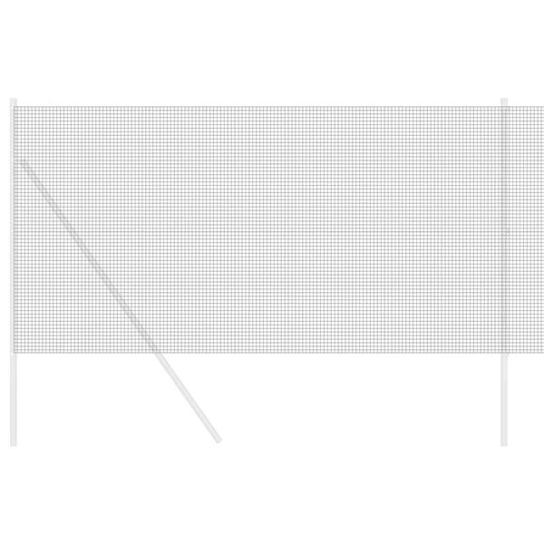 vidaXL Ograja z varjeno žico Siva 1.4 x 10 m