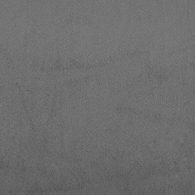 vidaXL Trosed z blazinami temno siv 180 cm tkanina iz mikrovlaken