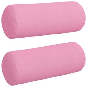 vidaXL Blazine 2 kos blago Roza &Oslash; 15 x 40 cm