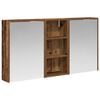 vidaXL Komplet omaric za kopalnico 3 kos 116 x 16 x 62,5 cm