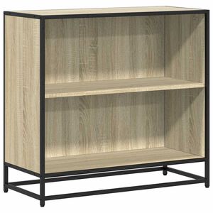 vidaXL Knjižna omara sonoma hrast 80,5x35x76 cm inženirski les