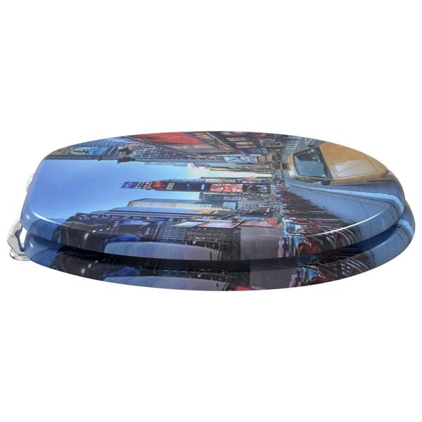 vidaXL Deska za WC &scaron;koljko s pokrovom 2 kosa mediapan New York