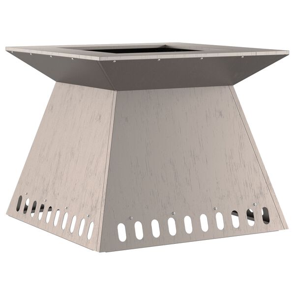 vidaXL Ogenj Rjava 60 x 60 x 50 cm Odporno jeklo