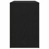 vidaXL Miza s predalom Črna Orehovina 100 x 49 x 74 cm Konstruiran les