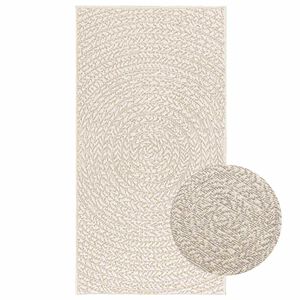 vidaXL Rug "ZIZUR" Cream 60x110 cm Juta videz Notranje in zunanje