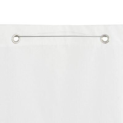 vidaXL Balkonsko platno belo 100x240 cm tkanina Oxford