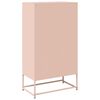 vidaXL Highboard Pink 68x39x123 cm Steel