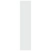vidaXL Knjižna omara/pregrada bela 100x30x135 cm