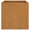 vidaXL Cvetlično korito 62x30x29 cm corten jeklo