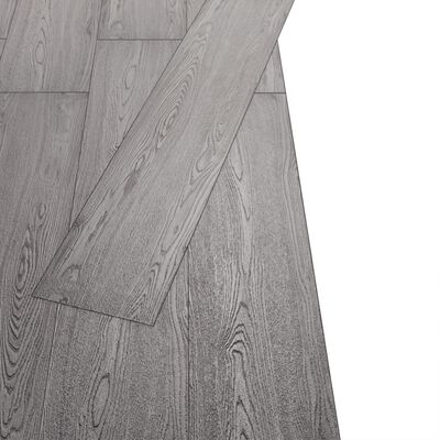 vidaXL Nesamolepilne PVC talne plošče 4,46 m² 3 mm temno sive
