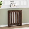 vidaXL Pokrov za radiator rjav hrast 78x20x82 cm inženirski les