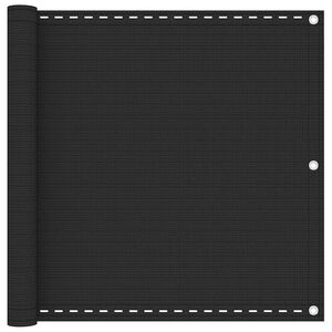 vidaXL Balkonsko platno antracitno 90x300 cm HDPE