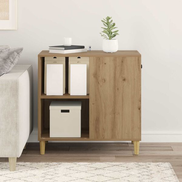 vidaXL Mačja hi&scaron;a Oreh 72 x 42.5 x 70 cm Konstruiran les