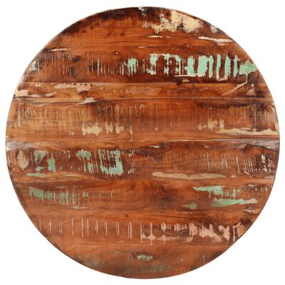 vidaXL Mizna plošča Ø 70x1,5 cm okrogla trden predelan les