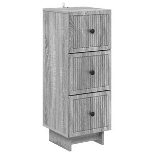 vidaXL Predalna omara Siva Sonoma 33 x 34,5 x 90 cm Inženirski les