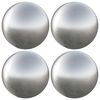 vidaXL Čopičasta krogla 4 kos &Oslash; 10 cm Srebrna Inox 201