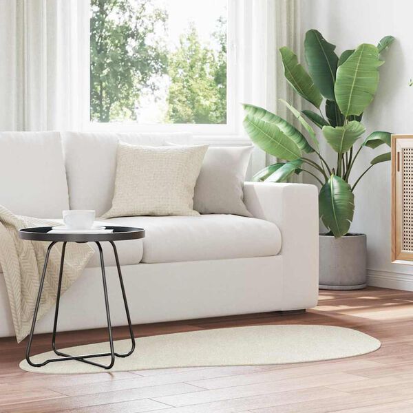 vidaXL Preproge za povr&scaron;ine HUARTE krema 80 x 150 cm Poliester