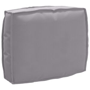 vidaXL Blazina Siva 50 x 40 x 12 cm Oxford tkanina