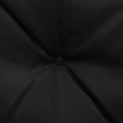 vidaXL Blazina za gugalni stol črna in siva 180 cm blago