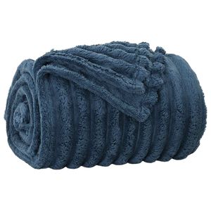 vidaXL Odeja Temno modra 150 x 130 cm 0.45 kg Flis