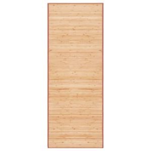 vidaXL Preproga iz bambusa 80x200 cm rjave barve