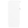 vidaXL Komoda bela 60x30x70 cm konstruiran les