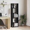 vidaXL Book Cabinet/Room Divider Črni hrast 45x24x159 cm
