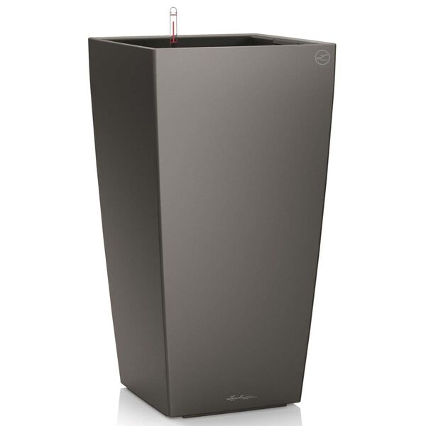 LECHUZA Cvetlično korito Cubico 30 ALL-IN-ONE barva oglja