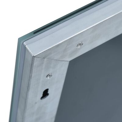 vidaXL Kopalniško LED stensko ogledalo 100x60 cm