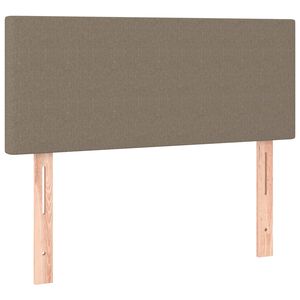 vidaXL Posteljno vzglavje taupe 80x5x78/88 cm blago