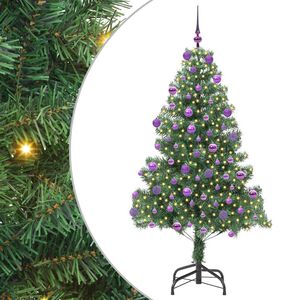 vidaXL Božično drevo Zelena 180 cm PVC