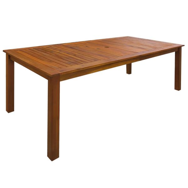 vidaXL Zunanja jedilna garnitura 9-delna trden akacijev les