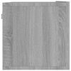 vidaXL Stenska TV omarica siva sonoma 120x30x30 cm konstruiran les