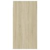 vidaXL TV omarica sonoma hrast 30,5x30x60 cm inženirski les