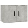 vidaXL Stenska TV omarica betonsko siva 57x34,5x40 cm