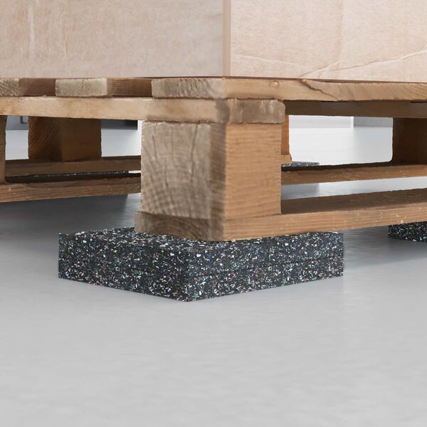 vidaXL Guma valj Črna Guma