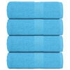 vidaXL Brisače za goste FROGN 4 kosi turkizne 30x50 cm 360 g/m&sup2;