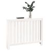 vidaXL Pokrov za radiator bela 108,5x19x84 cm trdna borovina