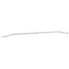 vidaXL Nosilec tarpa za prikolice Srebrna 102-155 cm Aluminij