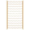 vidaXL Stojalo za vino za 72 steklenic zlata kovina