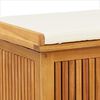 vidaXL Zunanja &scaron;katla za blazine 90x50x60,5 cm trden akacijev les