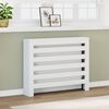 vidaXL Pokrov za radiator bel 104x20x82 cm inženirski les