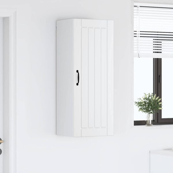 vidaXL Kuhinjski element Lucca Bela 40 x 31 x 100 cm Inženirski les