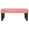 vidaXL Klop roza 70x30x30 cm žamet