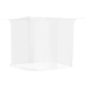 vidaXL Viseča Komarnik 156 mreža bela 220x200x210 cm
