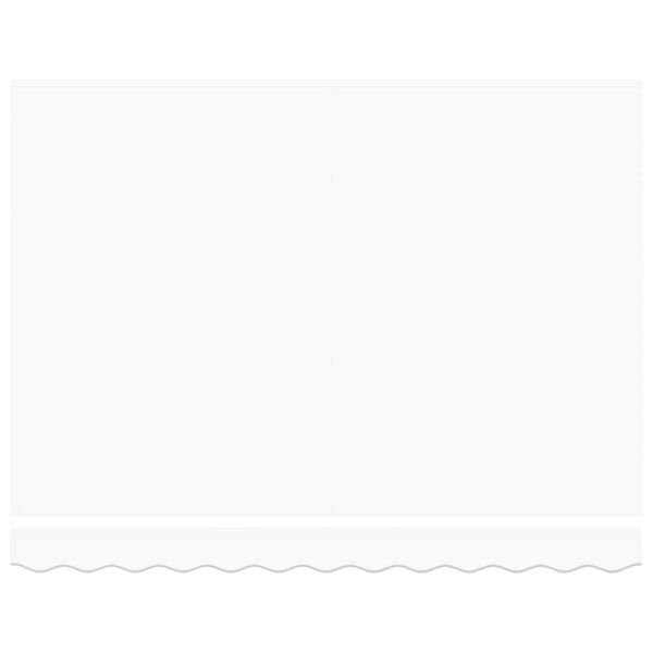 vidaXL Senčnik Bela 350 x 250 x 165 cm Poliester in aluminij