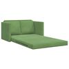 vidaXL Sofa postelja Svetlo zelena 204 x 122 x 60 cm Žamet