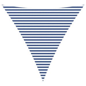 vidaXL Sončno platno Modra in bela 4 x 4 x 4 m 100% poliester Oxford