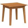 vidaXL Stranska miza Rjava 45 x 45 x 40 cm Masiven les akacije