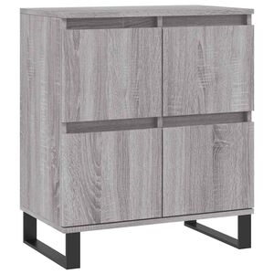 vidaXL Komoda siva sonoma 60x35x70 cm inženirski les
